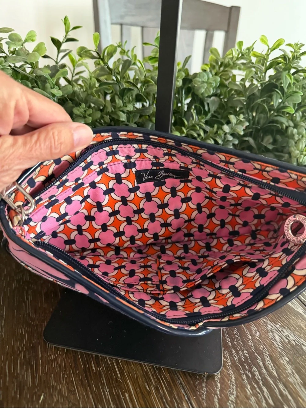 Vera Bradley “Loves Me” Floral Quilted Clutch Wristlet Pouch